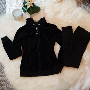 BUNDLE!  Velvet Zip-up Hoodie and Gap Leggings